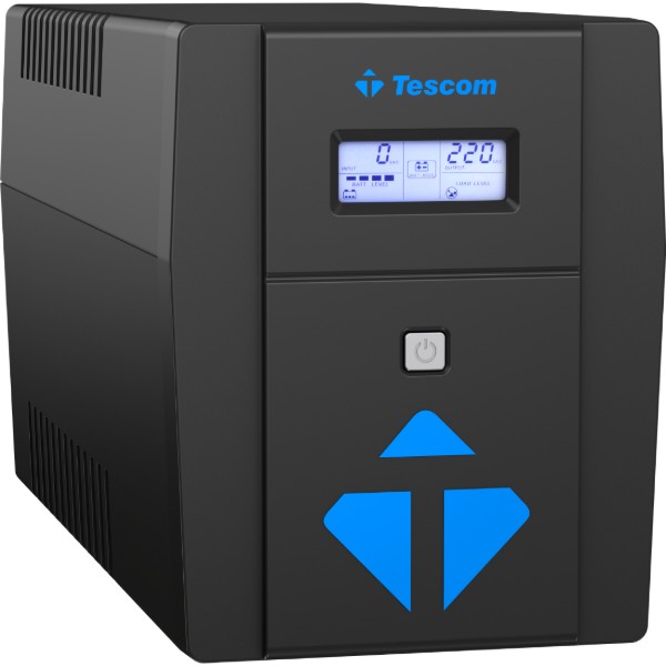 Фото - Джерело безперебійного живлення Tescom 2000 VA LCD USB (LEO2000)